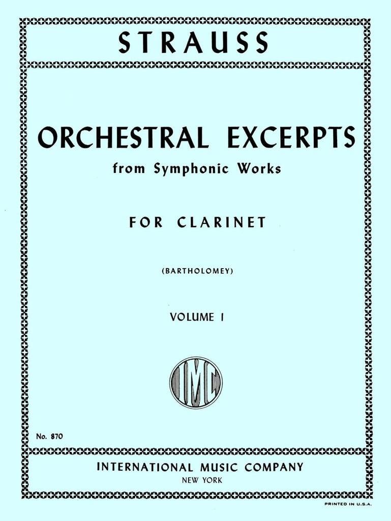 Orchestral Excerpts Vol. 1 (Bartholomey)